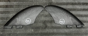 FCS2 Twin Keel Fins Black