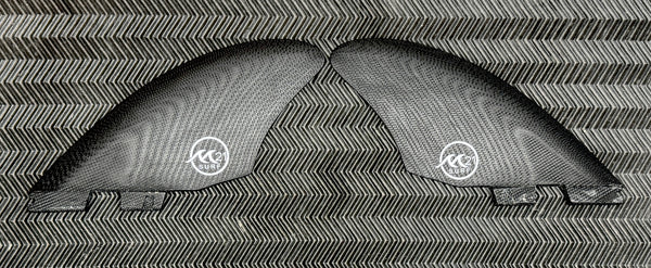 FCS2 Twin Keel Fins Black