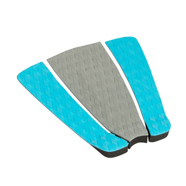 Turquoise and Gray Tail Pad 3 Piece