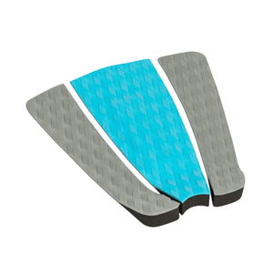 Turquoise and Grey Tail Pad 3 Piece