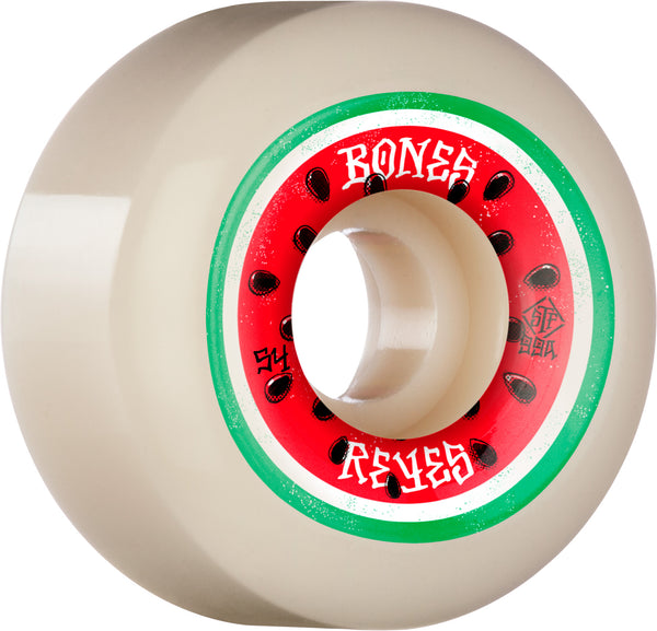 BONES WHEELS PRO STF Skateboard Wheels Reyes Crimson Sweet 54mm V6 Wide-Cut 99a 4pk