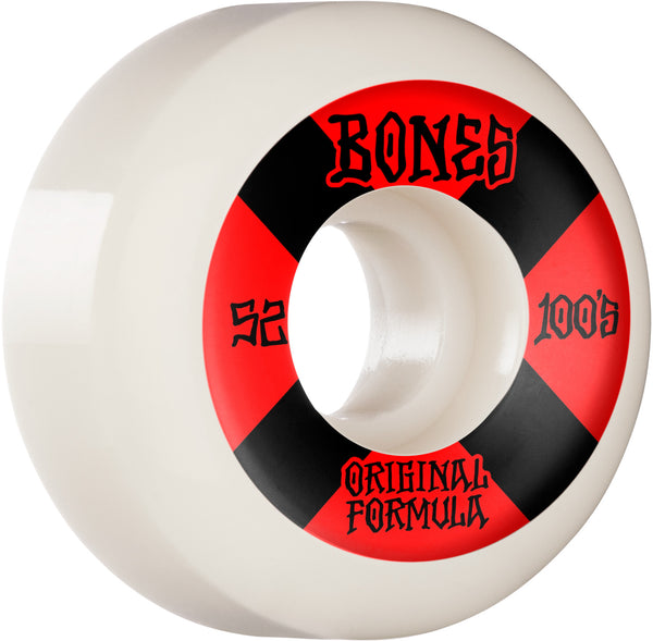 Bones Skateboard Bones 100's OG V5 Sidecut Skateboard Rollen 54mm 100a schwarz/grün Bones Skateboard Bones 100's OG V5 Sidecut Skateboard Rollen 54mm 100a schwarz/grün