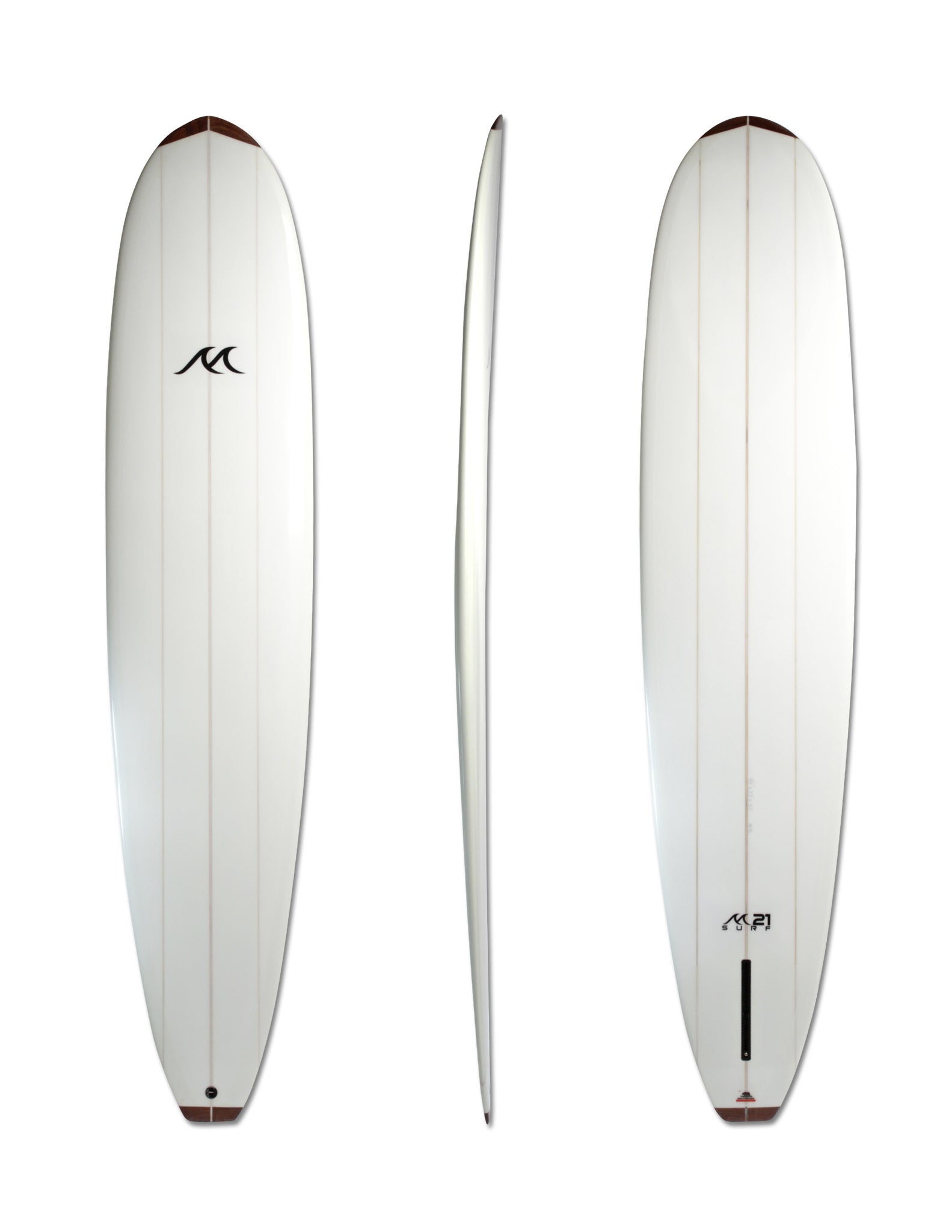 Nose Rider | Wood Block | Triple Stringer - Clear - M21 Sports
